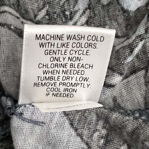 ELLE Women's M Pullover Blouse V Neck Long Sleeves Pima Cotton & Modal Top - Picture 9 of 10